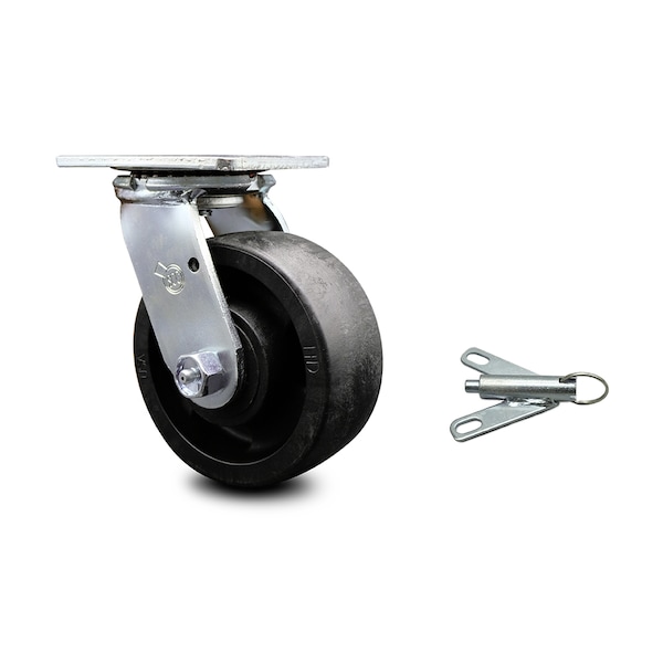 5 Inch Glass Filled Nylon Swivel Caster with Ball Bearing and Swivel Lock SCC